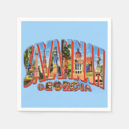 Savannah Georgia Cocktail Servietten