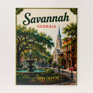 🌿 Savannah Georgia Historische Urlaubserinnerung