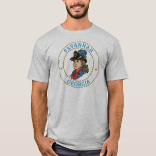 Savannah Georgia Kolonialstil T-Shirt