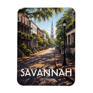 Savannah Georgia Reise Magnet