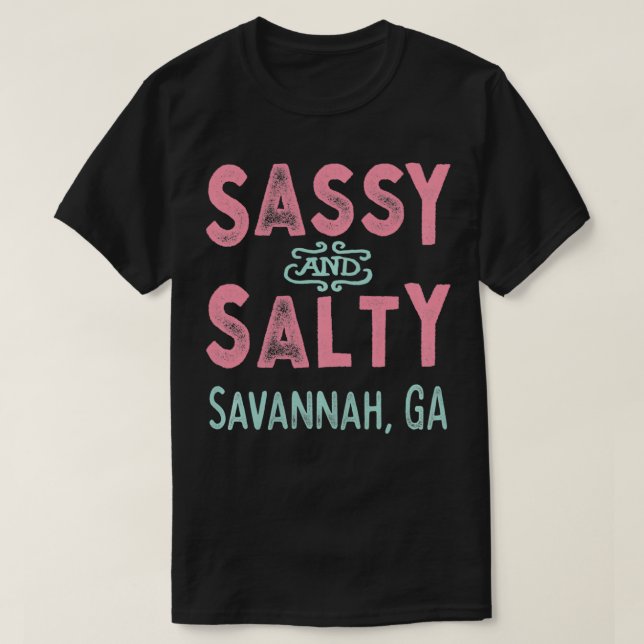 Savannah Georgia Sassy Souvenir Pullover (Design vorne)