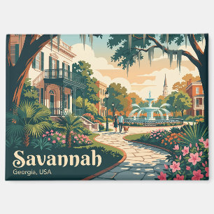 Savannah, Georgia, USA USA Magnet