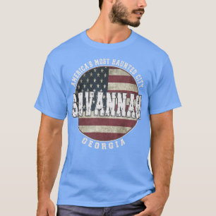 Savannah Georgia, Vintager Amerikaner T-Shirt