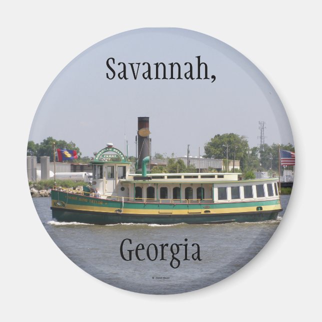 Savannah, Georgien Magnet (Vorne)