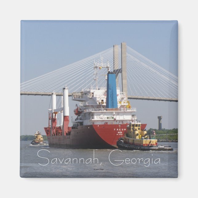 Savannah, Georgien Magnet (Vorne)