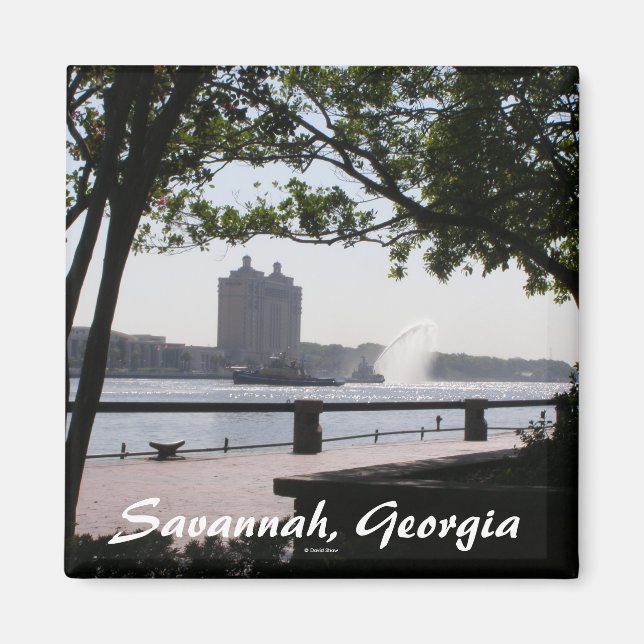 Savannah, Georgien Magnet (Vorne)