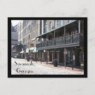 Savannah, Georgien Postkarte