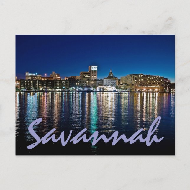 Savannah, Georiga, USA Postkarte (Vorderseite)