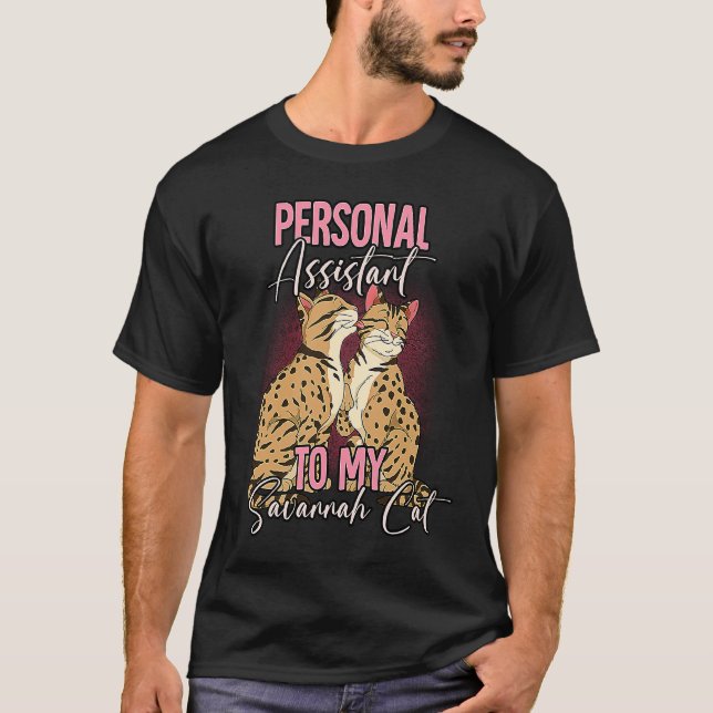 Savannah-Katze  10 T-Shirt (Vorderseite)