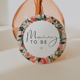 SAVANNAH Kleine Peach Baby Dusche Mommy zu sein Button