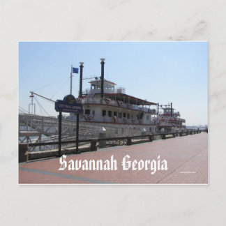 Savannah Riverboats Postkarte