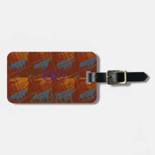 Savannah Safari Lasse Go Zebra Hakuna Matata mot Gepäckanhänger