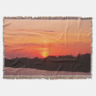 Savannah Sonnenuntergang werfen Decke