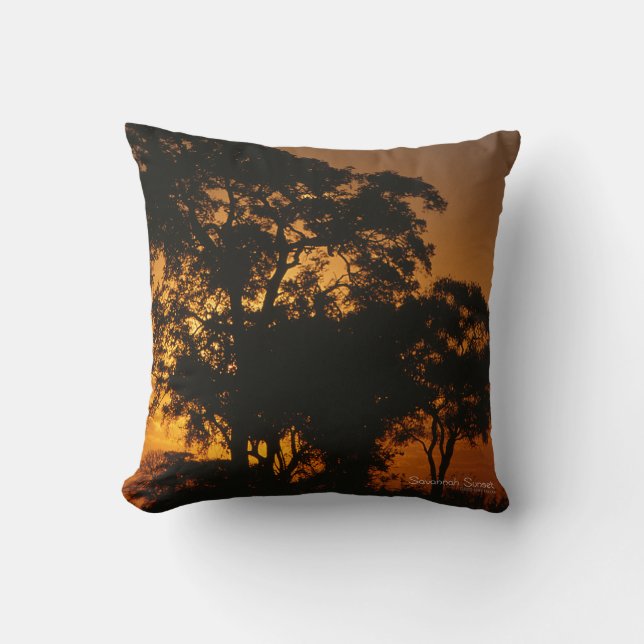 Savannah Sunset Kissen (Vorderseite)