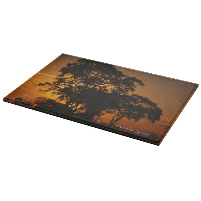 Savannah Sunset Schneidebrett (Ecke)