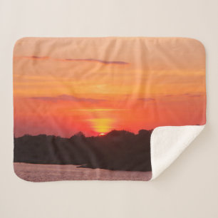 Savannah Sunset Sherpa Decke Sherpadecke