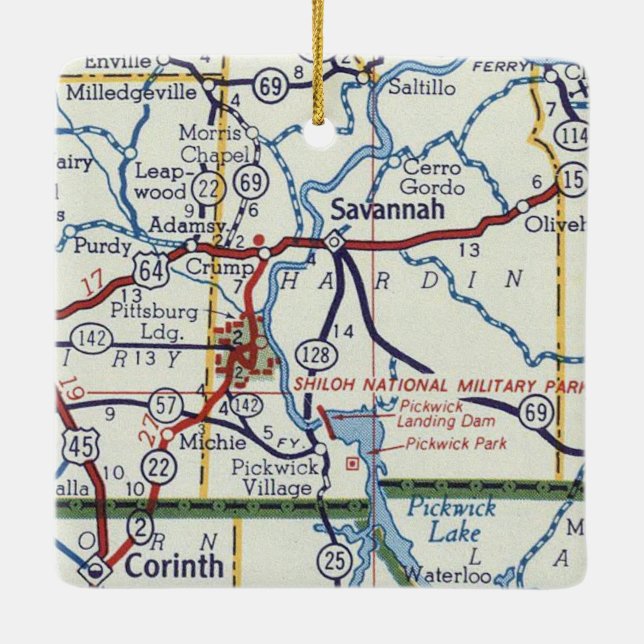 Savannah TN Keramikornament (Rückseite)