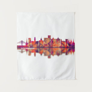 Savannah USA Skyline Wandteppich