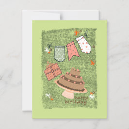 Savanna's Geburtstag Magneteinladung