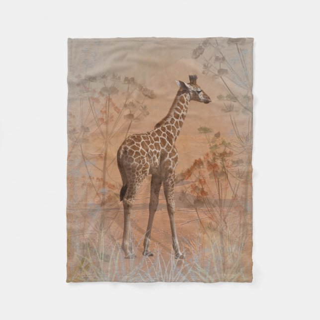 Savanne-Fleece-Decke Fleecedecke (Vorderseite)
