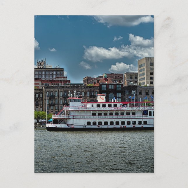 Savanne georgia historische Architektur antike Sta Postkarte (Vorderseite)