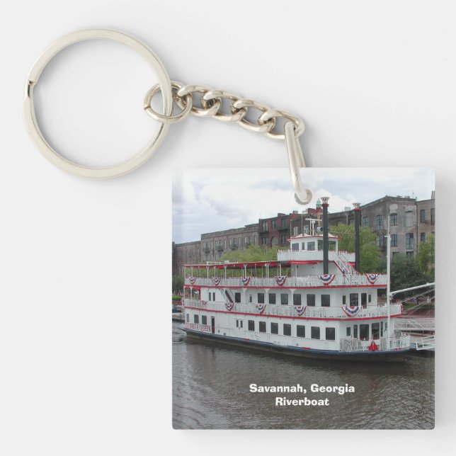 Savanne-GeorgiaRiverboat Schlüsselanhänger (Vorderseite)