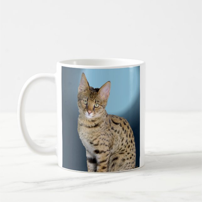 Savanne-Katze Kaffeetasse (Links)