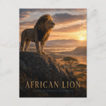 Savanne mit afrikanischen Löwen TIEREN