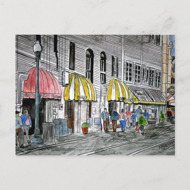 Savanne River Street 2 Postkarte (Vorderseite)