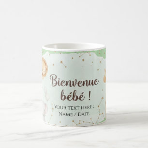 Savannen-Tiere Aquarell - Willkommen Baby Kaffeetasse