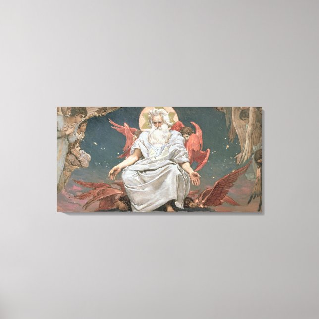Savaoph, Gott der Vater, 1885-96 Leinwanddruck (Vorderseite)