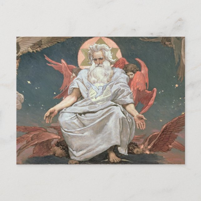 Savaoph, Gott der Vater, 1885-96 Postkarte (Vorderseite)