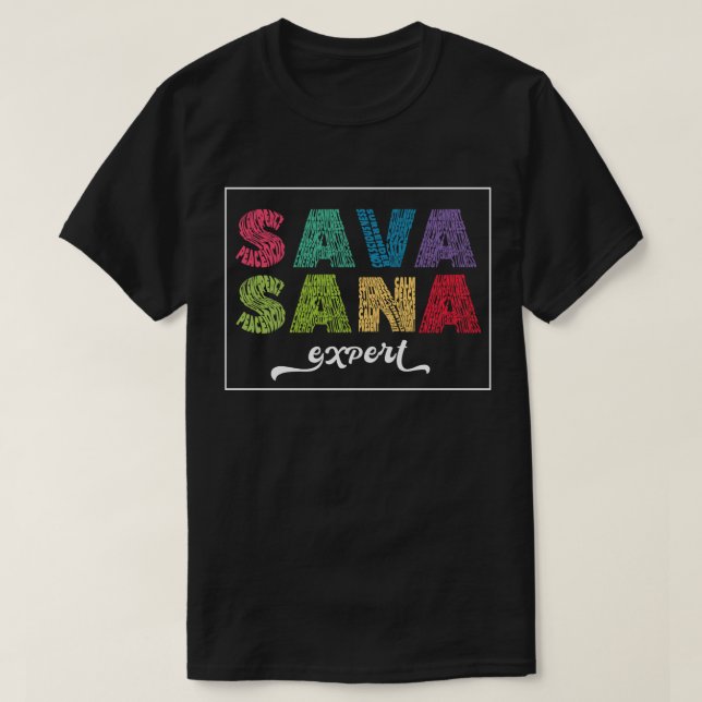 Savasana-Experte T-Shirt (Design vorne)