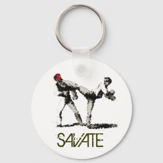 SAVATE-Eindruck Schlüsselanhänger