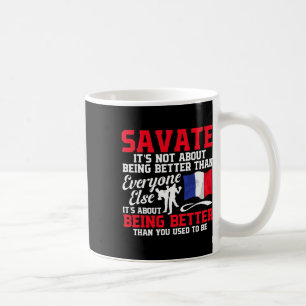Savate-Training Kampfsport Französisches Kickboxen Kaffeetasse