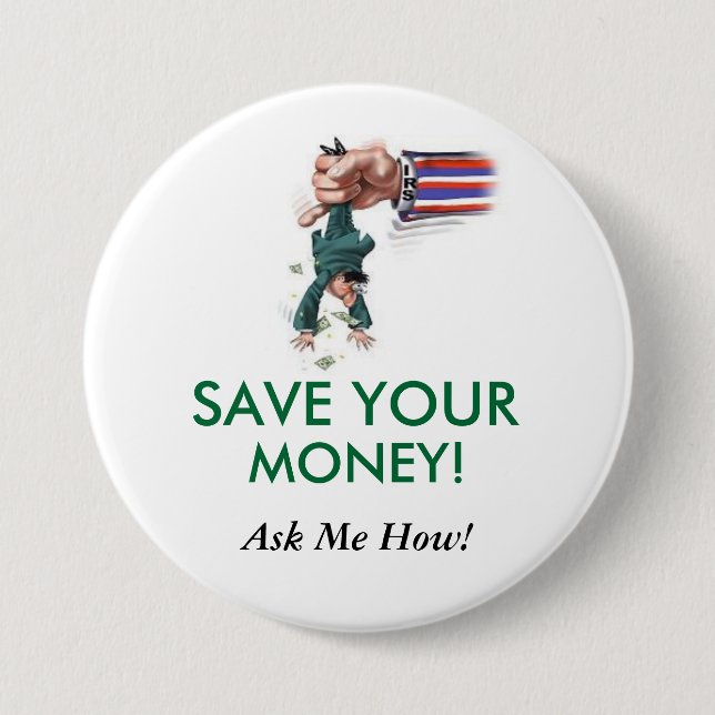save100aweek.com button (Vorderseite)