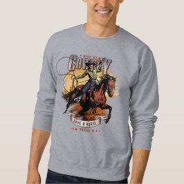 Save A Horse; Ride A Cowboy | Men  Sweatshirt
