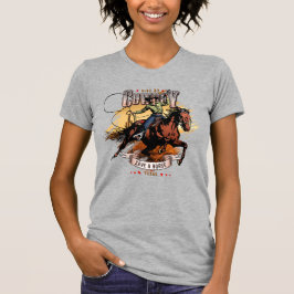Save A Horse; Ride A Cowboy | Women Slim Fit T-Shirt