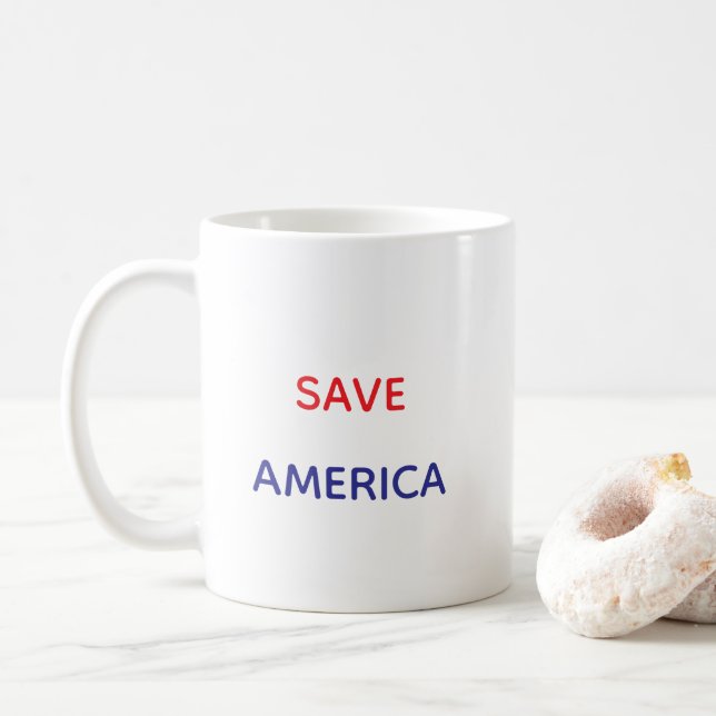 SAVE AMERICA 11OZ CLASSIC MUG (Avec donut)