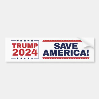 Save America ! Trump 2024 Bumper Sticker