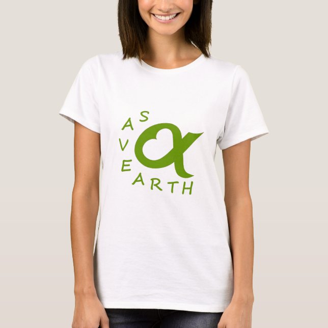 Save Earth Planet T-Shirt (Vorderseite)