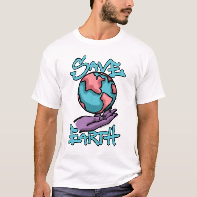 Save Earth streetwear T-Shirt (Vorderseite)