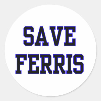 Save Ferris Runder Aufkleber