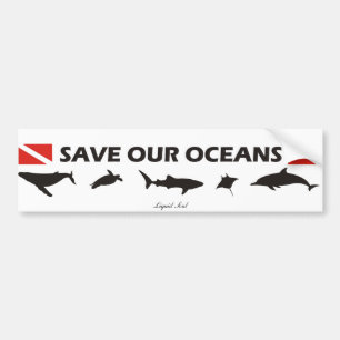 Save Our Oceans - Sticker Autoaufkleber