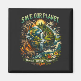Save Our Planet Magnet