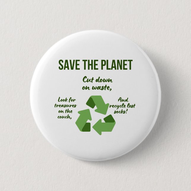 Save, Share, and Recycle Button (Vorderseite)