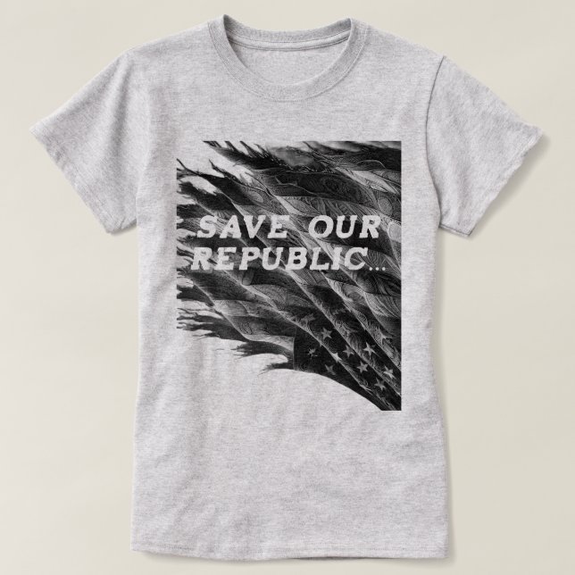 Save The American Republic T-Shirt (Design vorne)