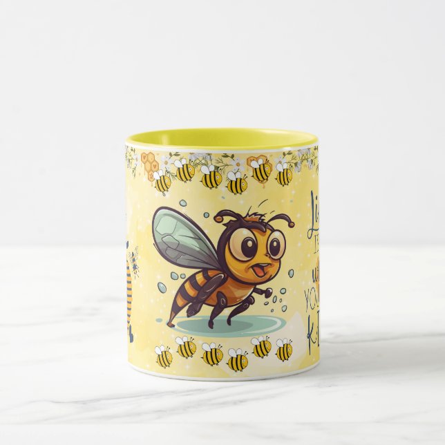 Save the Bees Inspirational Bee Honey Lover Gift  Tasse (Zentrum)