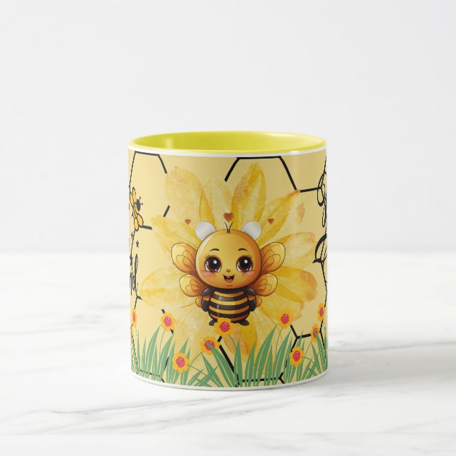 Save the Bees Inspirational Bee Honey Lover Gift  Tasse (Zentrum)