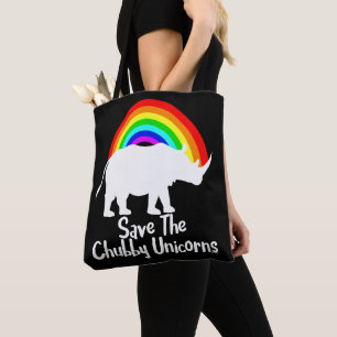 Save The Chubby Unicorns Tasche